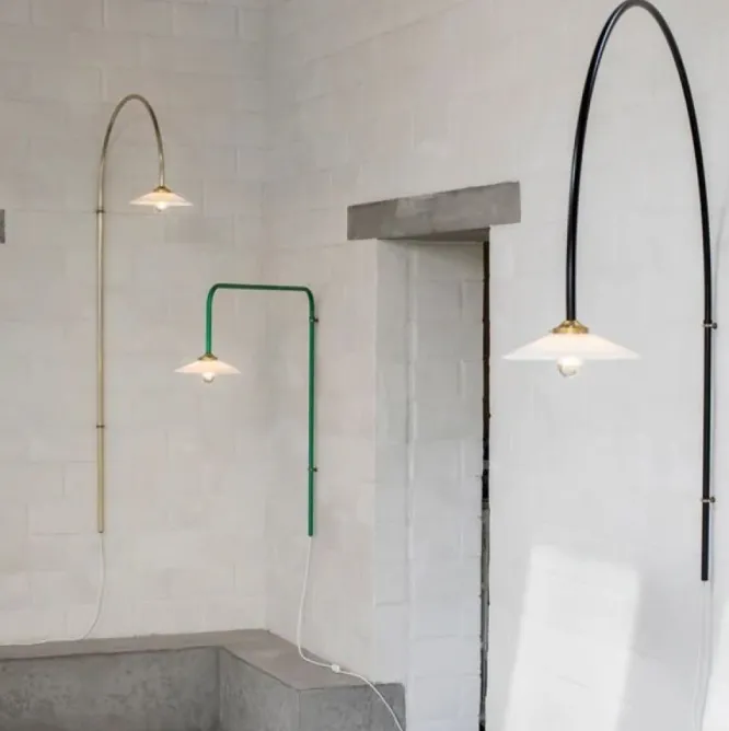 Lampa Ścienna N°1 140 Cm Szara Valerie Object