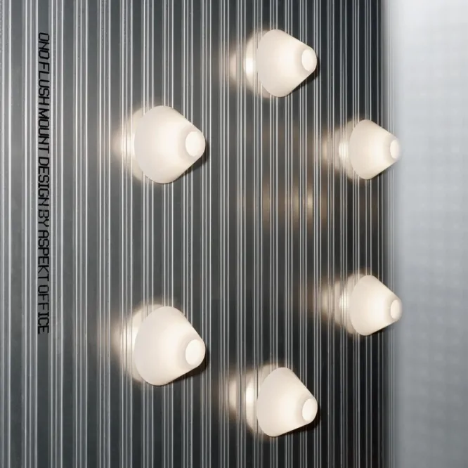 Lampa Ścienna Ono Flush Mount 20 Cm Hay
