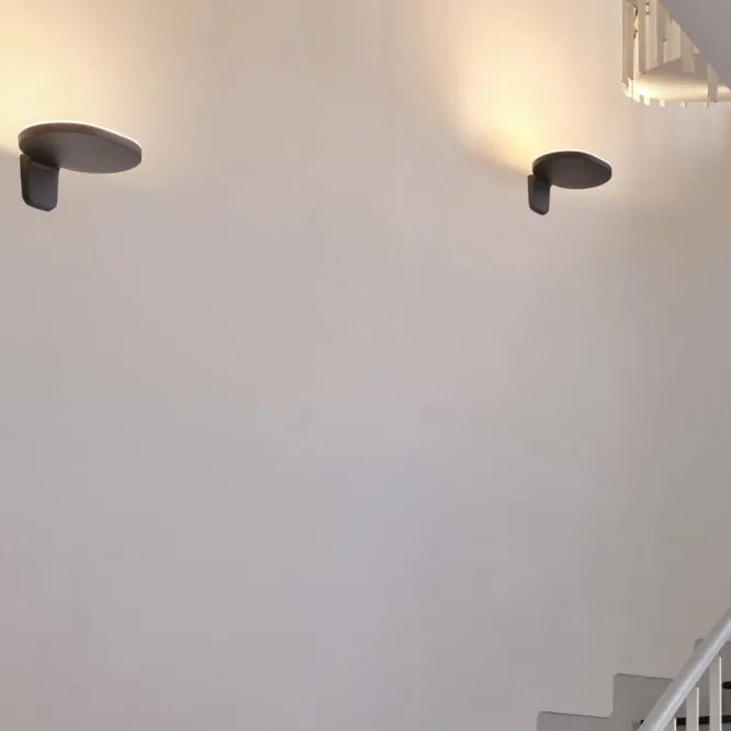 Lampa Ścienna Oplight Czarna Flos