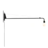 Lampa Ścienna Petite Potence Czarna Vitra