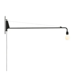Lampa Ścienna Petite Potence Czarna Vitra