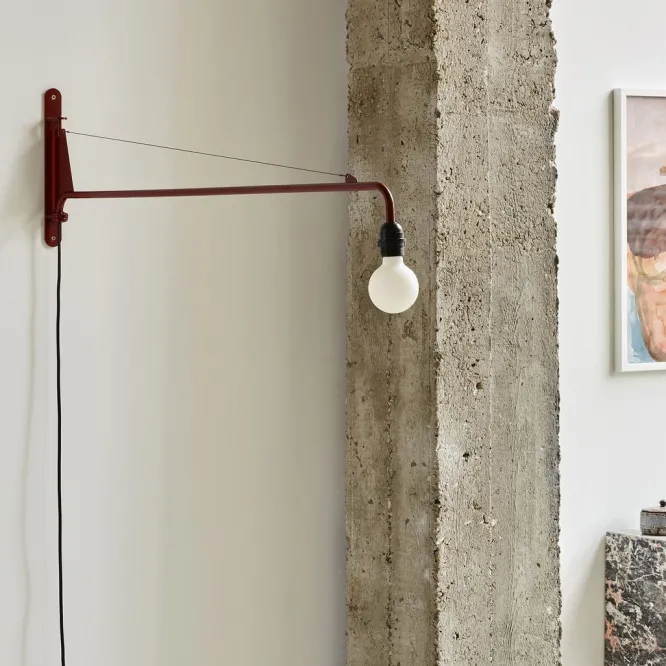 Lampa Ścienna Petite Potence Kremowa Vitra