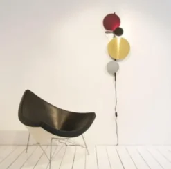 Lampa Ścienna Planet Fiolet Please Wait To Be Seated