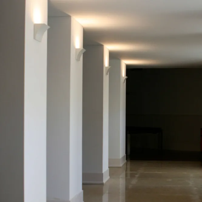 Lampa Ścienna Pochette Up/Down Biała Flos