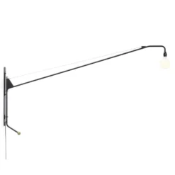 Lampa Ścienna Potence Czarna Vitra