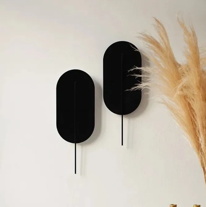 Lampa Ścienna Rokke Czarna Ummo