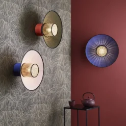 Lampa Ścienna Singapour Anthracite&Blanc Market Set