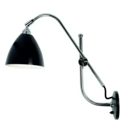 Lampa Ścienna Task Czarna Btc