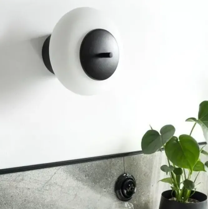 Lampa Ścienna Torni B Czarna Ummo