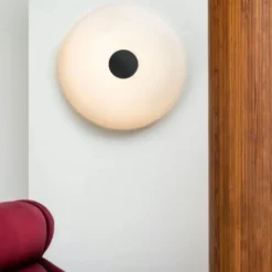 Lampa Ścienna Tropico 48 Cm Czarna Fontana Arte