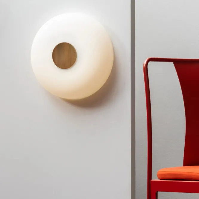 Lampa Ścienna Tropico 24 Cm Złota Fontana Arte