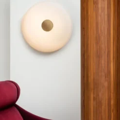 Lampa Ścienna Tropico 48 Cm Złota Fontana Arte