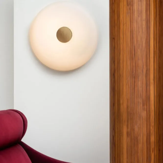 Lampa Ścienna Tropico 48 Cm Złota Fontana Arte