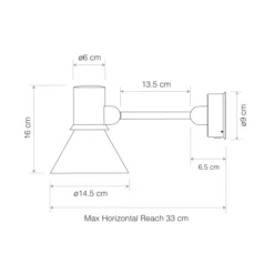 Lampa Ścienna Type 80 W2 Pale Putty Anglepoise