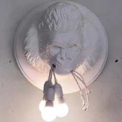 Lampa Ścienna Ugo Rilla Biała Karman
