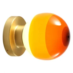 Lampa Ścienno-Sufitowa Dipping Light Amber Brass Marset