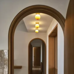 Lampa Ścienno-Sufitowa Dipping Light Blue Brass Marset