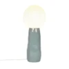 Lampa Kokeshi Mała Biało-Szara Pulpo