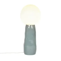 Lampa Kokeshi Mała Biało-Szara Pulpo