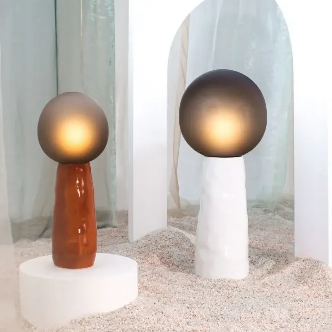 Lampa Kokeshi Mała Szara Pulpo