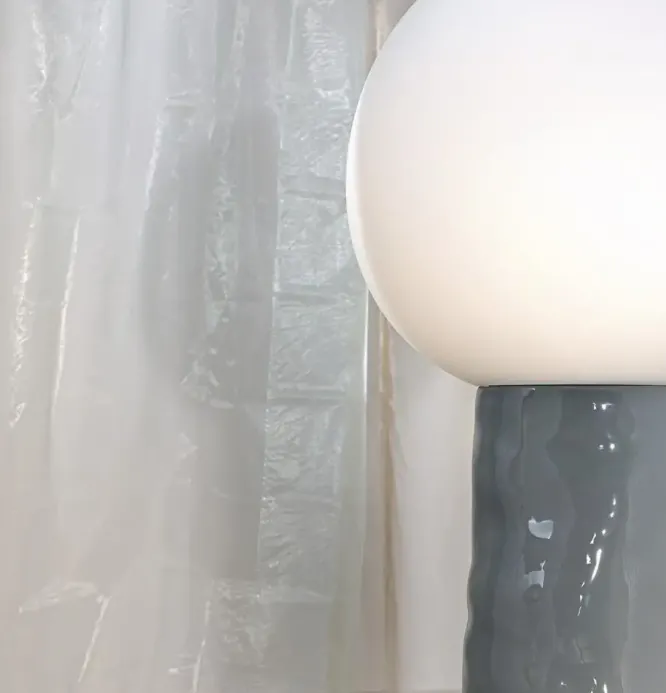Lampa Kokeshi Mała Szara Pulpo