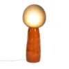 Lampa Kokeshi Mała Szaro-Terakotowa Pulpo