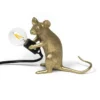 Lampa Mouse Złota Siedząca Seletti