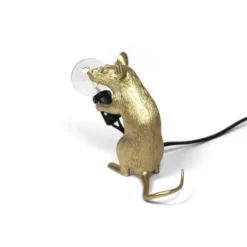 Lampa Mouse Złota Siedząca Seletti