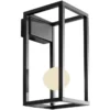 Lampa Ogrodowa Abachina Wersja Ścienna Czarna Karman