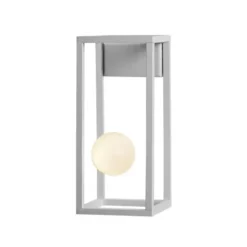 Lampa Ogrodowa Abachina Wersja Ścienna Biała Karman