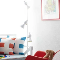Lampa Podłogowa Alouette 3 Birds Biała Atelier Areti