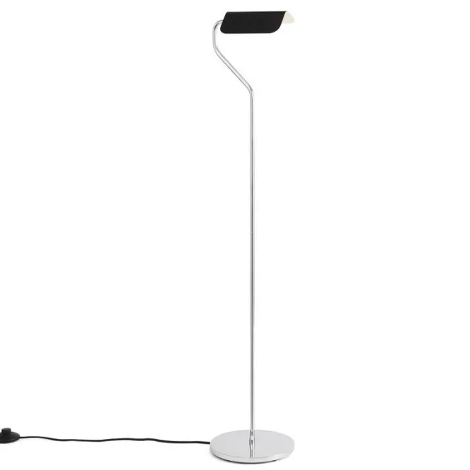Lampa Podłogowa Apex Czarna Hay
