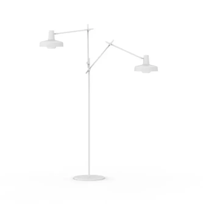 Lampa Podłogowa Arigato 2 Biała Grupa Products