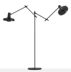 Lampa Podłogowa Arigato 2 Czarna Grupa Products