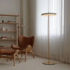 Lampa Podłogowa Asteria Perłowa Biel Umage