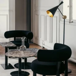 Lampa Podłogowa Beat Czarna Tom Dixon