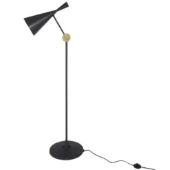 Lampa Podłogowa Beat Czarna Tom Dixon