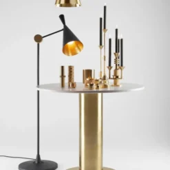 Lampa Podłogowa Beat Czarna Tom Dixon