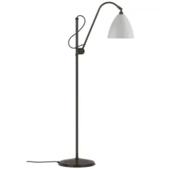 Lampa Podłogowa Bestlite Bl3 21 Cm Czarny Mosiądz Klasyczna Biała Gubi