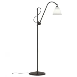 Lampa Podłogowa Bestlite Bl3 16 Cm Czarny Mosiądz Porcelana Gubi
