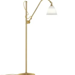 Lampa Podłogowa Bestlite Bl3 16 Cm Stal Mosiężna Porcelana Gubi