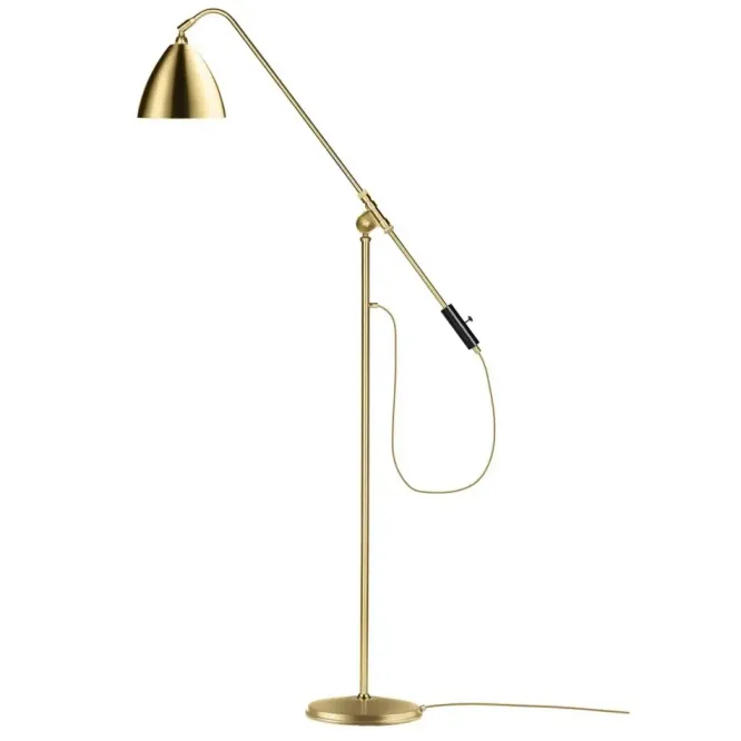 Lampa Podłogowa Bestlite Bl4 Mosiężna Gubi