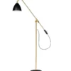 Lampa Podłogowa Bestlite Bl4 Stal Mosiężna Czarna Matowa Gubi