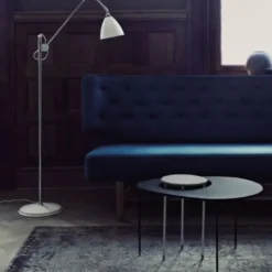 Lampa Podłogowa Bestlite Bl4 Stal Chromowana Czarna Matowa Gubi