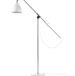 Lampa Podłogowa Bestlite Bl4 Stal Chromowana Czarna Matowa Gubi