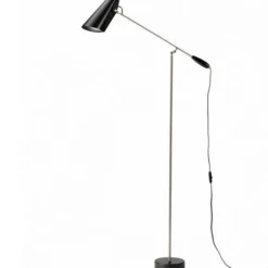 Lampa Podłogowa Birdy Czarno-Stalowa Northern