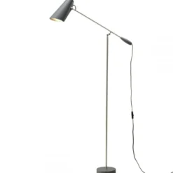 Lampa Podłogowa Birdy Szaro-Stalowa Northern