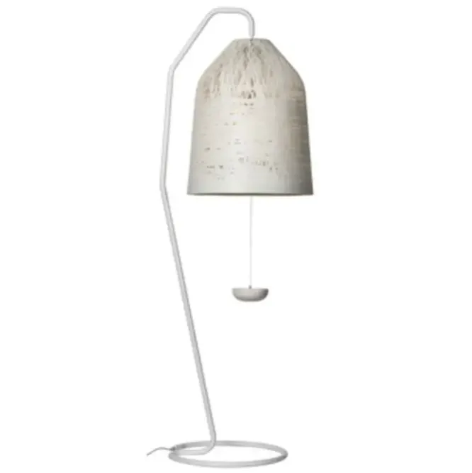 Lampa Podłogowa Black Out Biała Karman