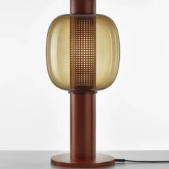Lampa Podłogowa Bonbori 80 Cm Cm Przydymiony Brąz Brokis