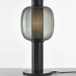 Lampa Podłogowa Bonbori 80 Cm Cm Przydymiona Szara Brokis